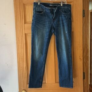 Men's Dark Blue Slim Fit Jeans - Anonymous Brand